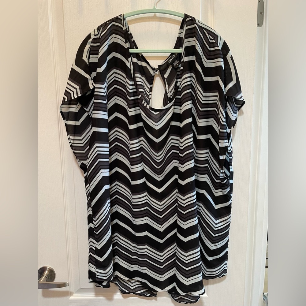 Torrid Sheer Top Size 5